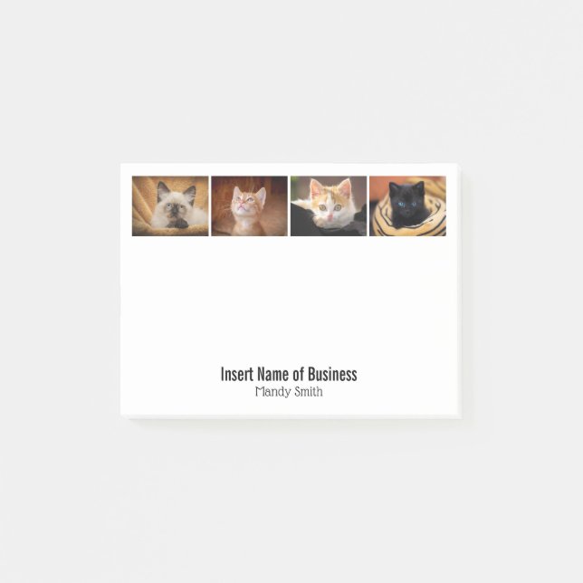 Cat kittens photo | DIY cats cattery Post-it Notes (Front)