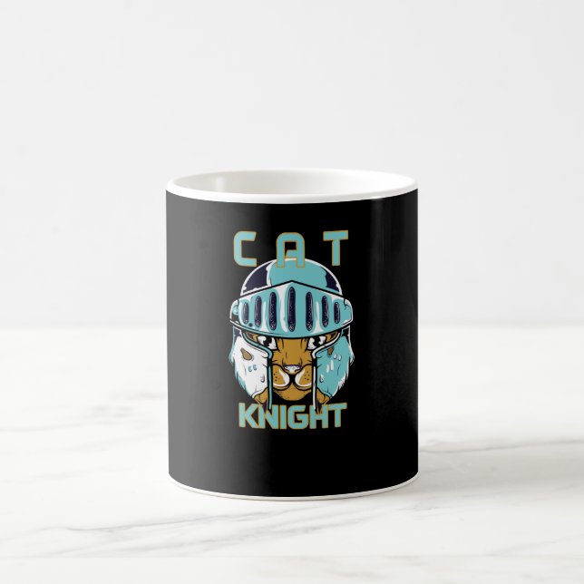 Cat Knight Coffee Mug (Center)