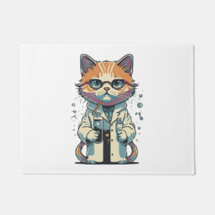 Cat Lab Focused Doormat