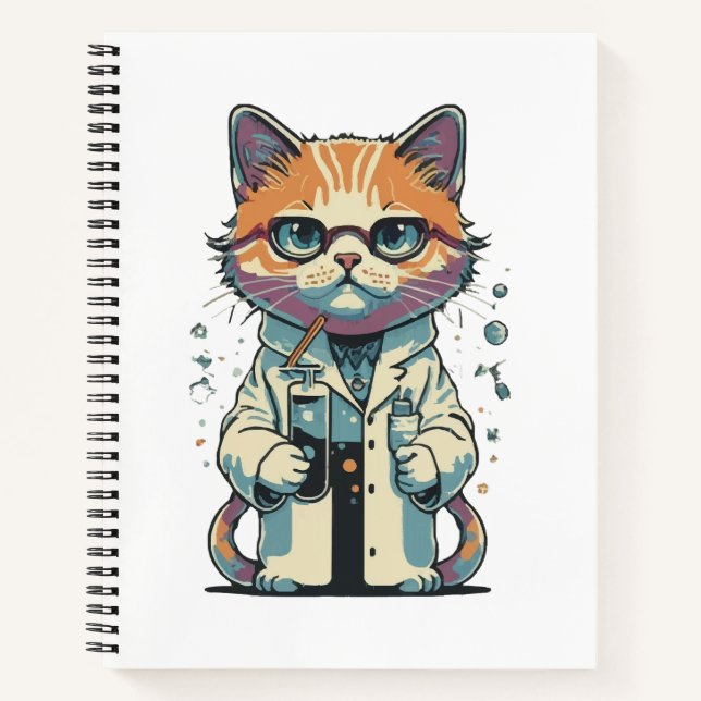 Cat Lab Focused Notebook (Front)