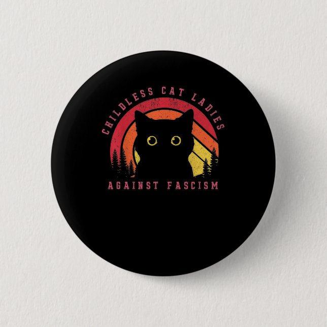 Cat Ladies 1  2 Inch Round Button (Front)