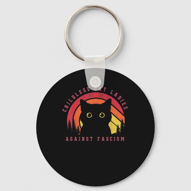 Cat Ladies 1  Keychain (Front)