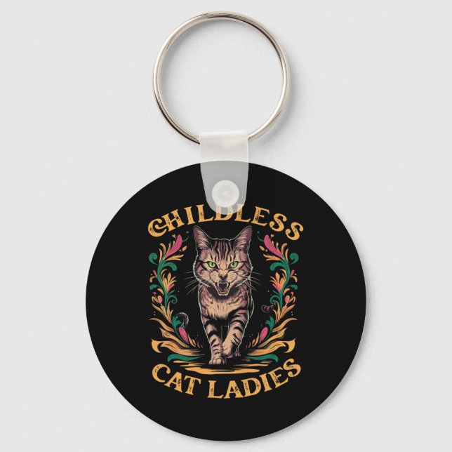 Cat Ladies 2024  Keychain (Front)
