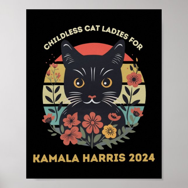 Cat Ladies Against Fascism  Poster (Front)