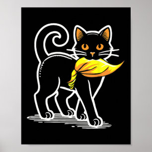 Cat Ladies For Halloween Harriswaltz  Poster