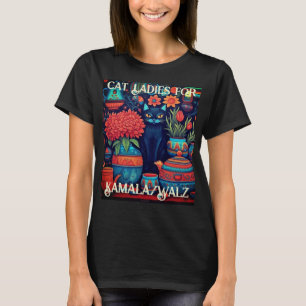 Cat Ladies For Kamala Cat T-Shirt