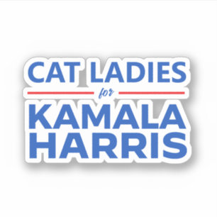 Cat Ladies for Kamala Harris
