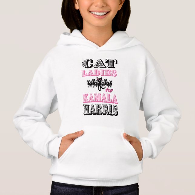 Cat ladies for Kamala Harris (Front)