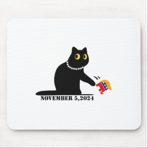 Cat Ladies For Kamala Harris 2024 Mouse Pad