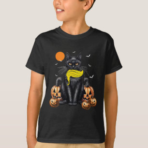 Cat Ladies For Kamala Harris Halloween Pumpkin  T-Shirt