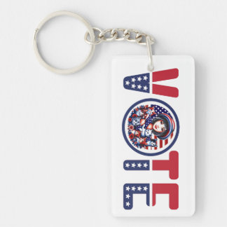 Cat Ladies for Kamala Vote Keychain