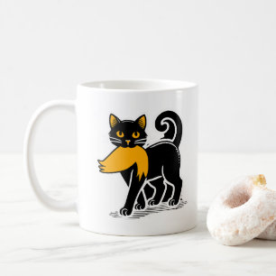 Cat Ladies Kamala Harris Walz 2024 Blue Coffee Mug