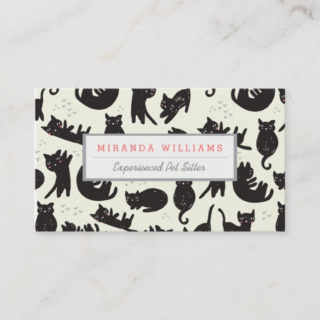 Cat Lady Business Cards (Front)