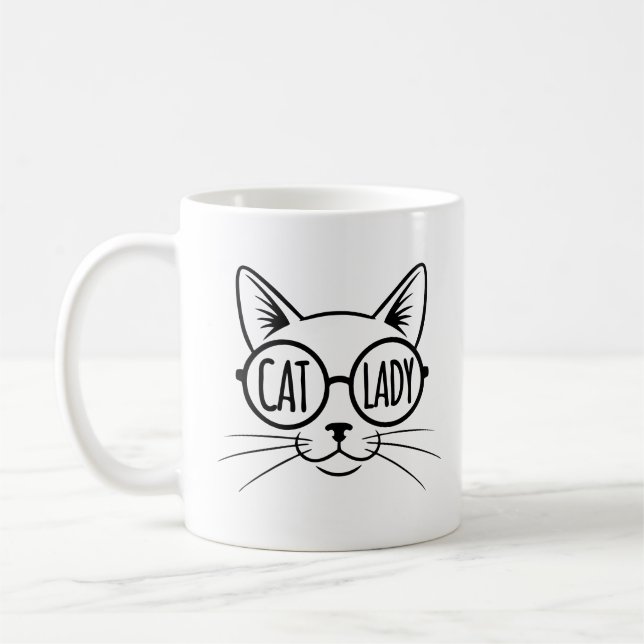 Cat Lady  Coffee Mug (Left)