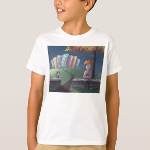 Cat Lady in the park     T-Shirt