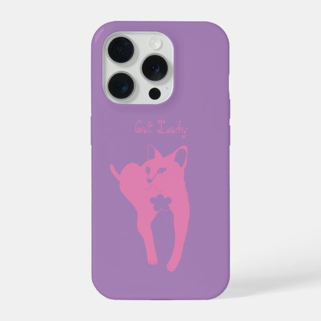 Cat Lady iPhone Case (Back)