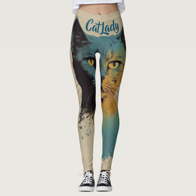 Cat Lady Leggings (Front)