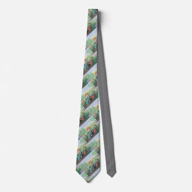 Cat Lady Road Rally Neck Tie (Front)