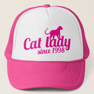 cat lady since 1998 trucker hat