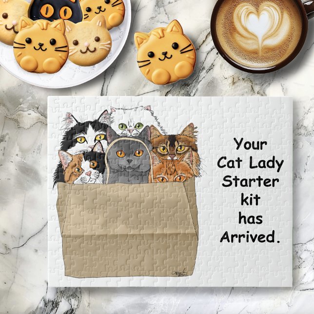 Cat Lady Starter Kit Jigsaw Puzzle (Creator Uploaded)