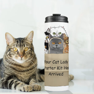 Cat Lady Starter Kit Thermal Tumbler