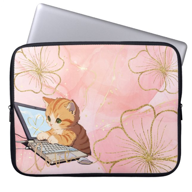 cat laptop case (Front)