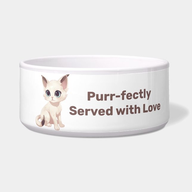 Cat - Large Pet Bowls (Front)