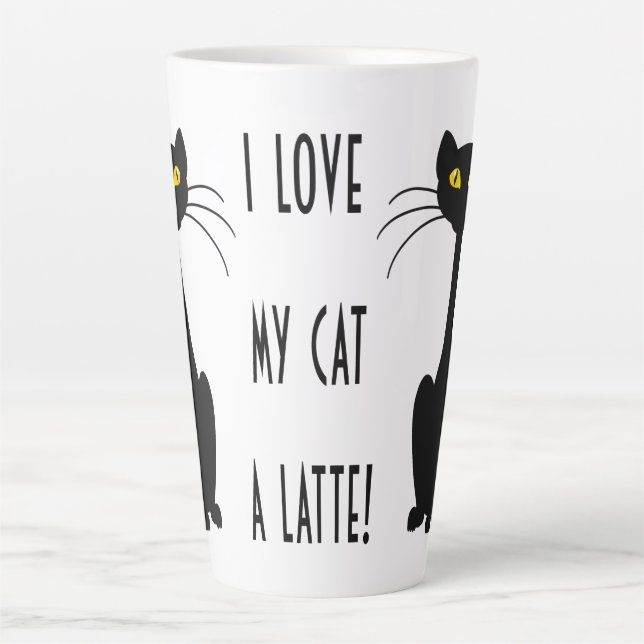 Cat Latte - 17 oz. Mug (Front)