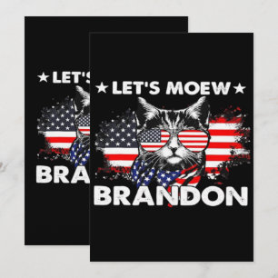 Cat Lets Meow  Invitation