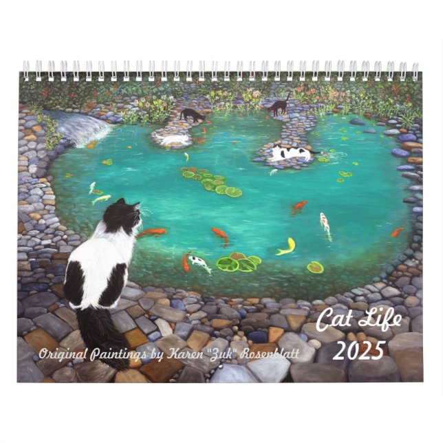 Cat Life 2025 Calendar (Cover)