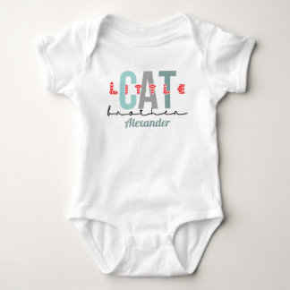 Cat little brother cute design baby bodysuit