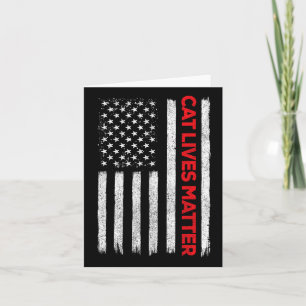 Cat Lives Problem Trump 2024  Card