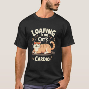 Cat Loafing Funny Kitty Bread Pose Cute Feline Lov T-Shirt