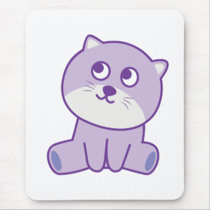 cat looking to the sky mouse pad