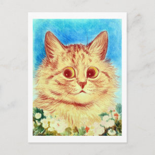 Cat, Louis Wain Postcard