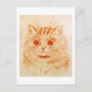 Cat, Louis Wain Postcard