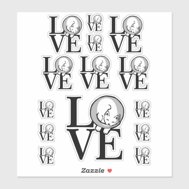Cat Love Graphic Design (Sheet)