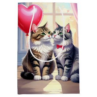 Cat Love Medium Gift Bag