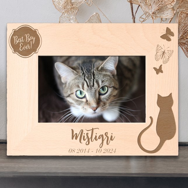 Cat Love Memorial Etched Frames (Creator Uploaded)