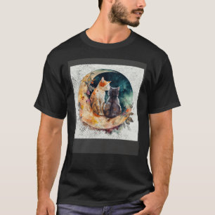 Cat Love Moon T-Shirt
