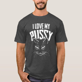 Cat Love Pussy Kitten Joke Sweet boy T-Shirt