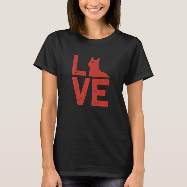 Cat Love T-Shirt (Front)