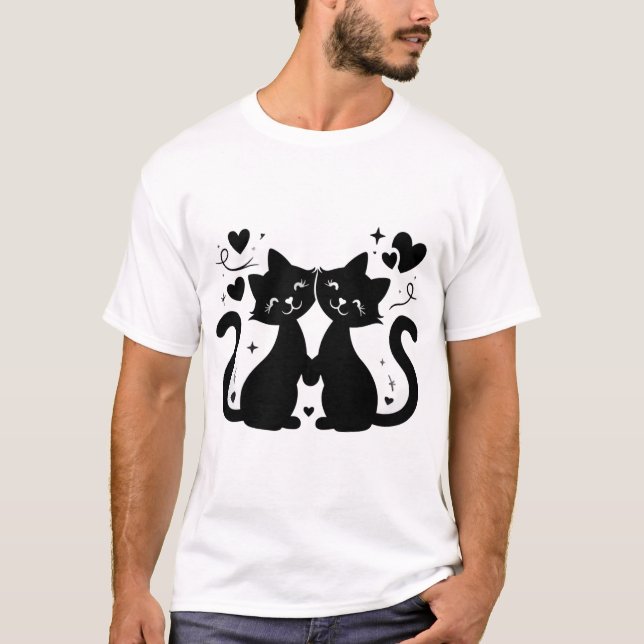 CAT LOVE  T-Shirt (Front)