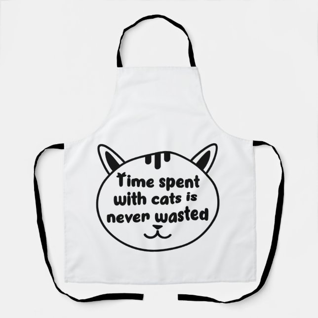 Cat Love. Time spent with cat Apron (Front)