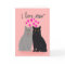 Cat Love Valentines Day - I Love Mew two cats card