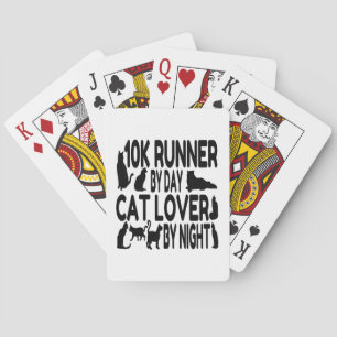 Cat Lover 10K Runner Playing Cards
