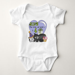 Cat Lover 4th Birthday  T-shirts and Gifts