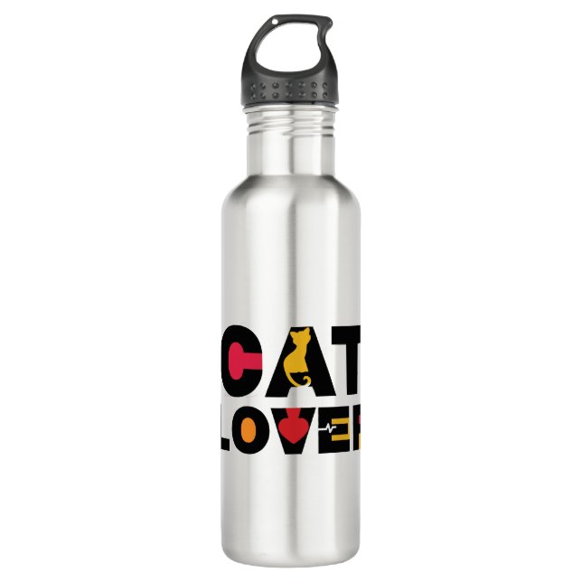 Cat Lover                710 Ml Water Bottle (Front)