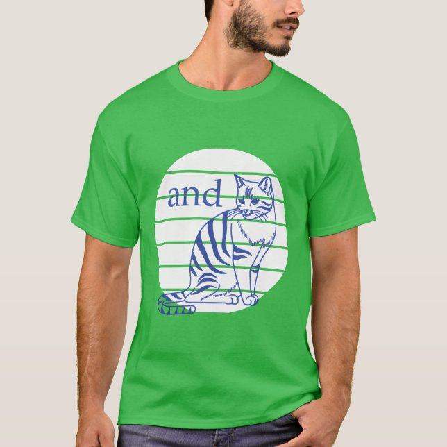 Cat Lover And boy T-Shirt (Front)