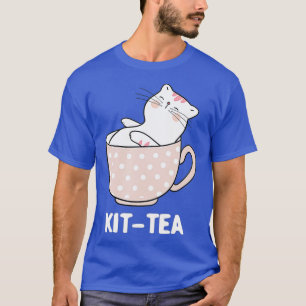 Cat Lover and Tea Lover, Kit-Tea  - 5 -  T-Shirt